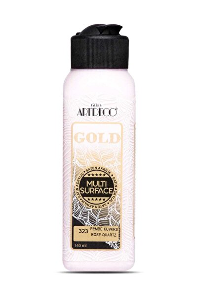 Artdeco Gold Multi Surface Akrilik Boya 140 ml. 323 PEMBE KUVARS