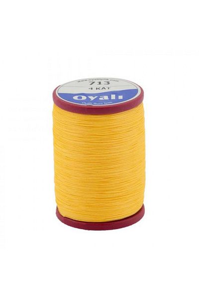 ATMACA TUHAFİYE Ață de brodat cu ac din mătase artificială cu 4 straturi Culoare Nr.: 713