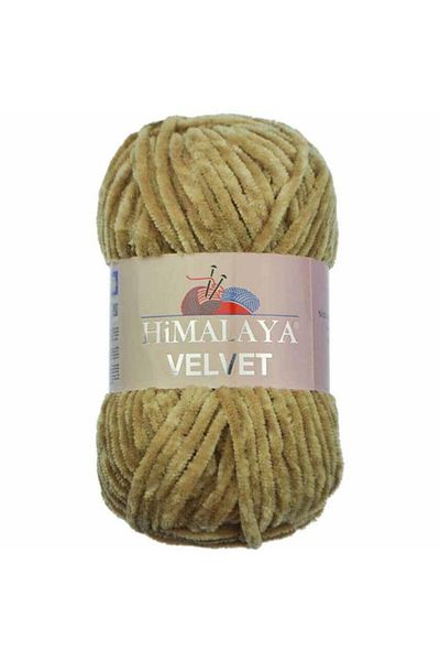 Himalaya Velvet Velvet Hand Knitting Yarn 90017 Ανοιχτό Μπεζ