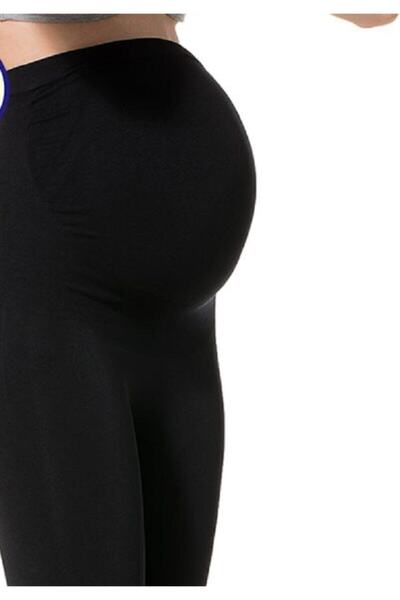 jilly jo Women's Black Maternity Tights
