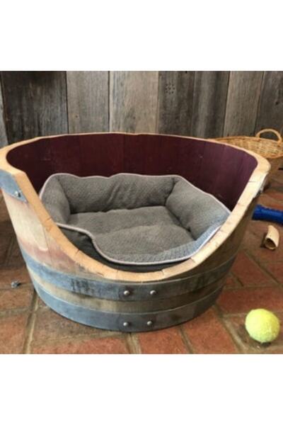 ROYS AHŞAP 14102 Mini  Fıçısı Köpek Yatağı