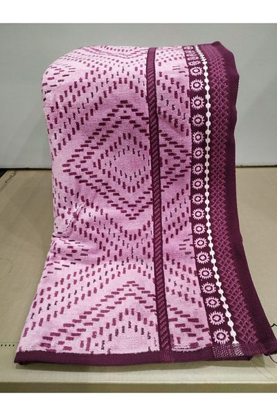 Özdilek 2 Pieces Velvet Hand and Face Towel 50x90 Pink