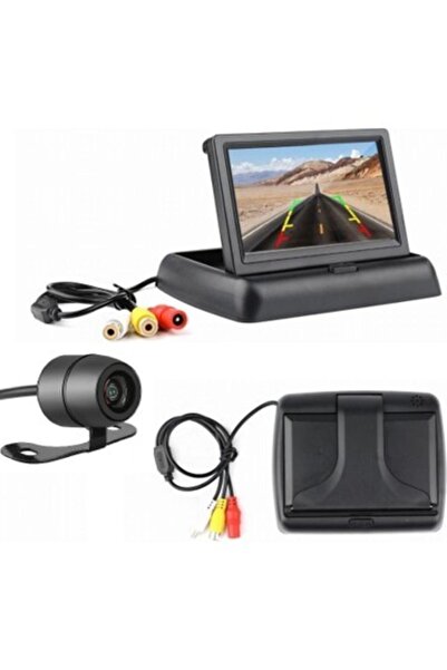 Genel Markalar 4.3" Inç Katlanır Ekran Ve Hd Geri Görüş Kamerası