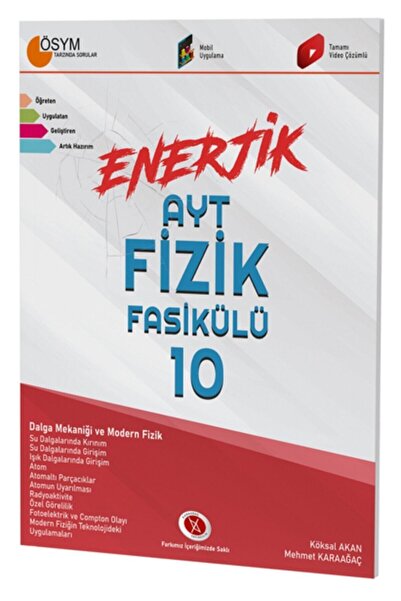 Karaağaç Yayıncılık Enerjik Ayt Fizik Fasikülü 10