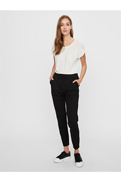 Vero Moda Γυναικεία Υφασμάτινα Παντελόνια 10197909 Μαύρο