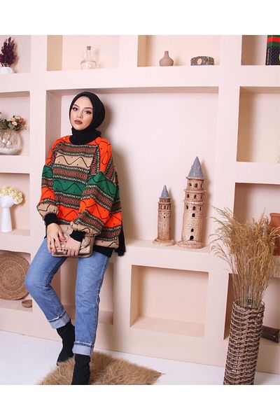Trzım giyim Patterned Sweater