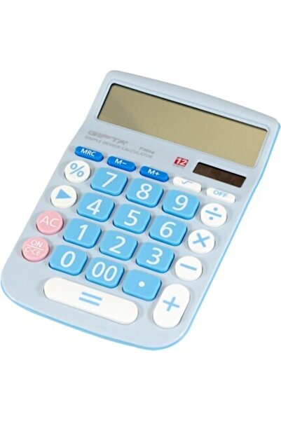 Gıpta 12 Haneli Mavi Hesap Makinası