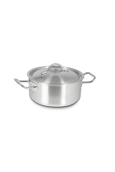 ÖZBİR Stainless Steel Induction Base Cylindrical Pot 18x12 Cm 3.0 Lt