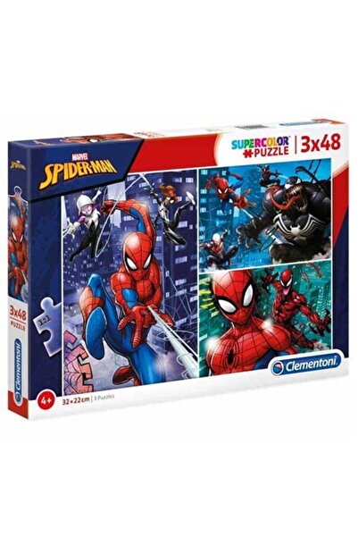 CLEMENTONI لغز كليمنتوني 3X48 - لغز الرجل العنكبوت - لغز تعليمي للأطفال - مرخ...