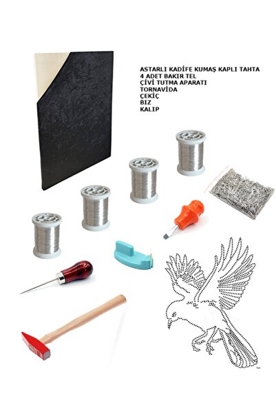 TUĞRA TABLO Filografi Güvercin Hazır Set