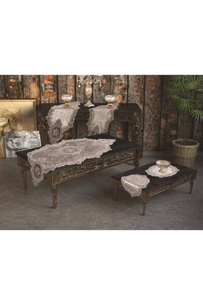 İLHANLAR Elit Salon Takımı 5 Parça Çeyiz Seti