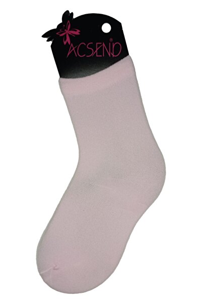 Renkli Super Soft Tactel Pembe Soket Çorap