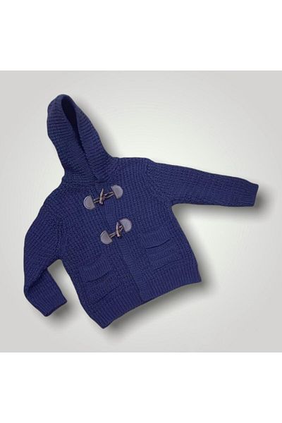 Çikoby Baby Boy Navy Blue Cardigan