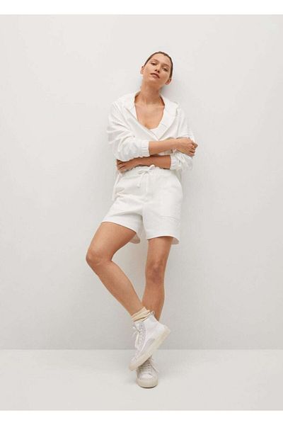MANGO Woman Pantaloni scurți din bumbac pentru femei