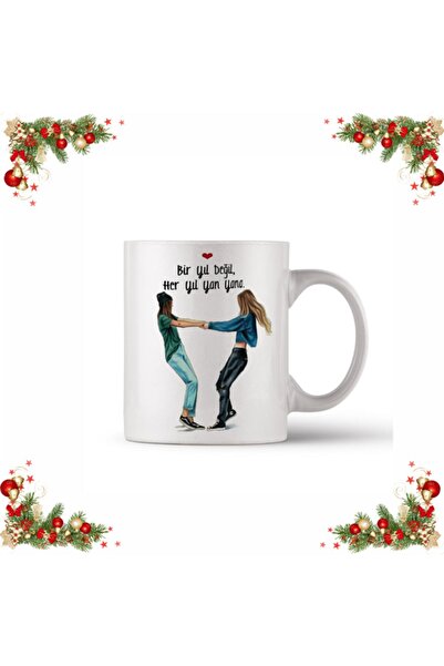 sıradışıhediyem كأس القدح السنة الجديدة سنة جديدة سعيدة