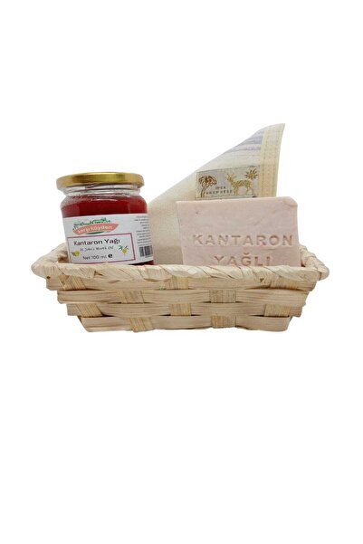 Karşı Köyden St. John's Wort Oil, St. John's Wort Soap, Crepe Pouch