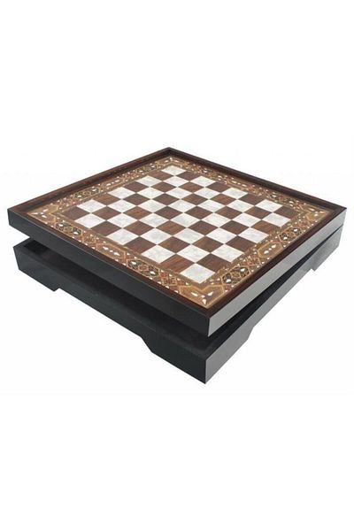 Star Oyun Star VIP Chess Set1050453 Mother of Pearl Small Size /