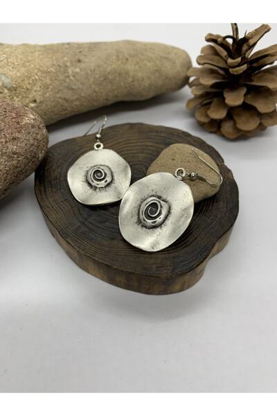 Porsuk Alternatif Handmade Ethnic Authentic Cast Earrings