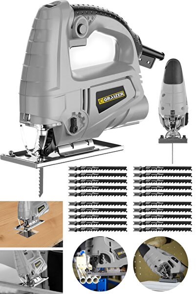 Graizer Alman 4000 W Sjs Metal Şanzuman 6 Kademe Devirli Bakır Sargili Dekupa...