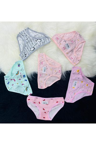 Poli Underwear سراويل داخلية سهلة الارتداء للفتيات مكونة من 6 قطع 1