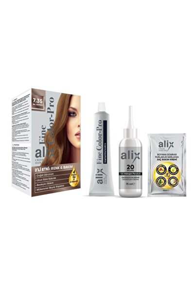 Alix Kit Saç Boyası 7.35 Bal Köpüğü