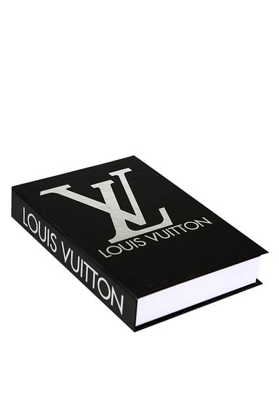 irayhomedecor Lv Black Silver Decorative Book Box