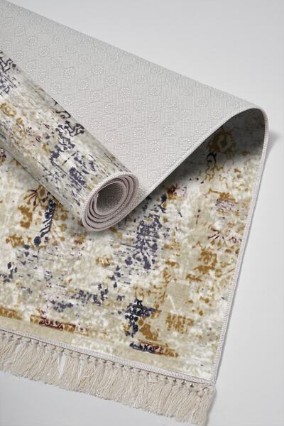 Alanur Home Eco Trend Djt Washable Non-Slip Base 3-Piece Bedroom Set M12359 Vintage Beige