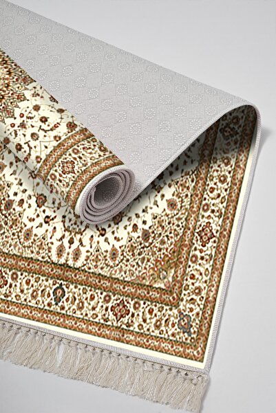 Alanur Home Eco Trend Djt Washable Non-Slip Base 3-Piece Bedroom Set P1372 Ottoman Brown