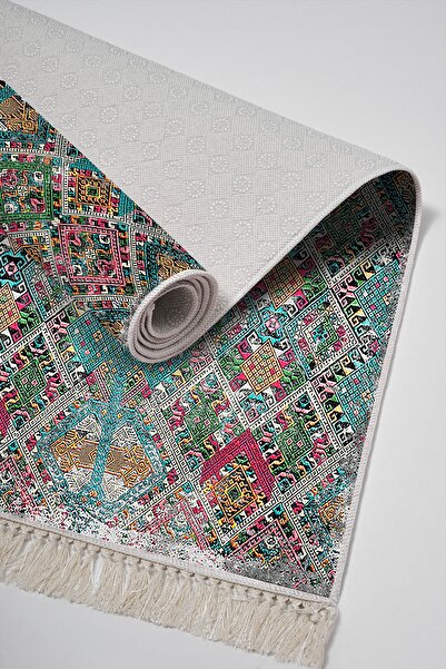 Alanur Home Eco Trend Djt Washable Non-Slip Base 3-Piece Bedroom Set F5009 Scandinavian Color