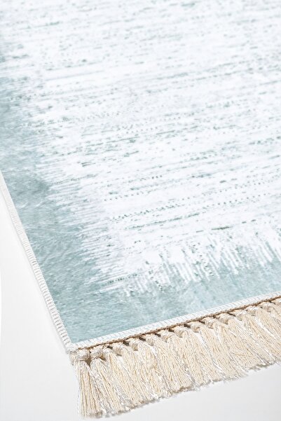 Alanur Home Eko Trend Djt Мийний нековзний підлогу 3-х спальний гарнітур 1342 Сучасний синій