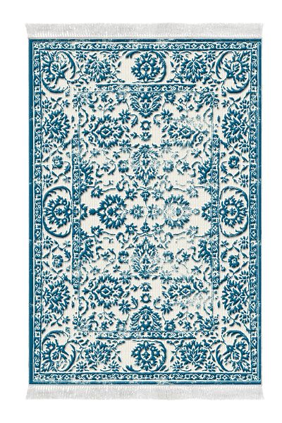 Alanur Home Eko Trend Djt 2 Pack Πλενόμενο Αντιολισθητικό Χαλάκι Μπάνιου 744 Vintage Blue (50 X 80 - 40 X 50)