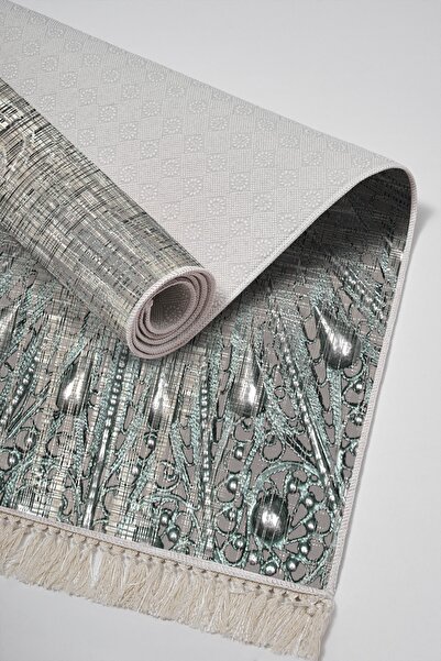 Alanur Home Eko Trend Djt 2 Прати можна Не ковзаюча підлога Килимок для ванної 743 Сучасний синій (50 X 80 - 40 X 50)