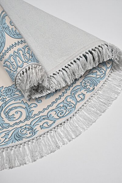 Alanur Home Eko Trend Djt Мийний нековзний підлогу 3-х спальний гарнітур 747 Класичний синій