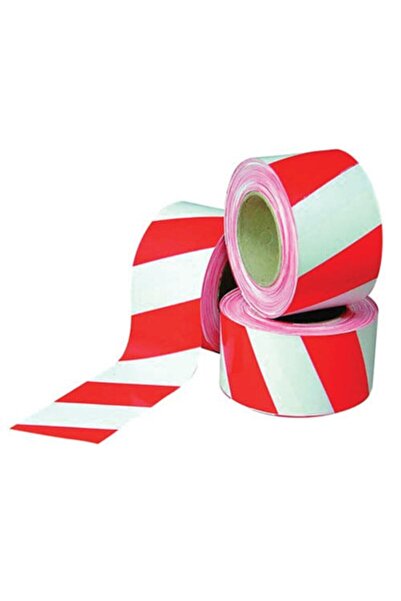 Ary Kırmızı Beyaz Ikaz Bandı Emniyet Şeridi 360 Mt
