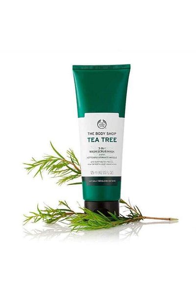 THE BODY SHOP Tea Tree 3 in 1 125ml Scrub Cleansing Mask