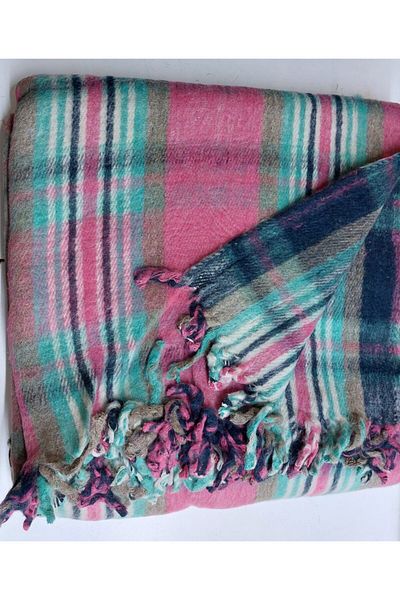 BATIYÜN Skoç Oversize Wool Blanket