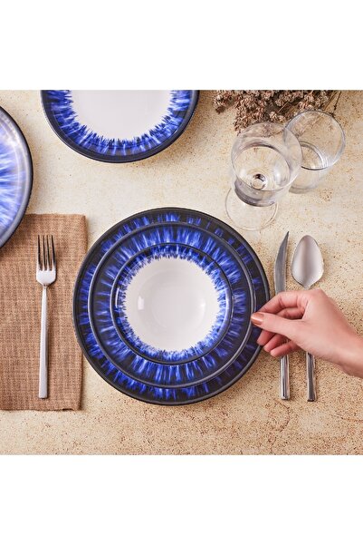 Emsan Ottoman Feza 24 Parça 6 Kişilik Porselen Yemek Takımı