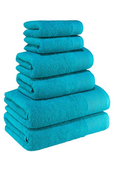 TEXTILE COLORS Bath Towel Set 6 Pieces
