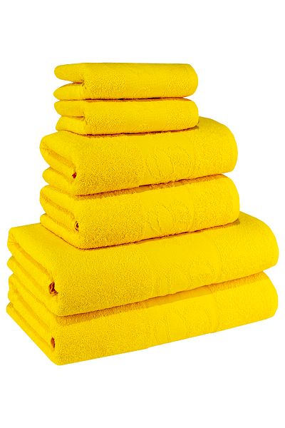 TEXTILE COLORS Bath Towel Set 6 Pieces