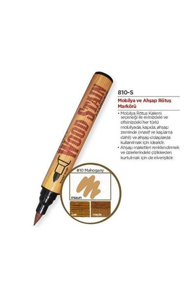 Marvy Wood Stain Wooden Touch Up Pen Mahogany