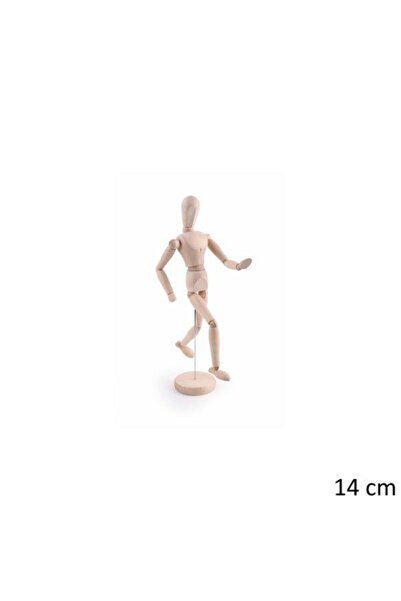 Conda نموذج خشبي لعارضة أزياء بحجم 14 سم.