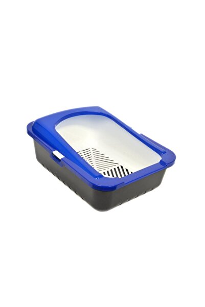 Çiftsan Elekli Lüks Kedi Tuvalet Kabı 38x50x17 cm