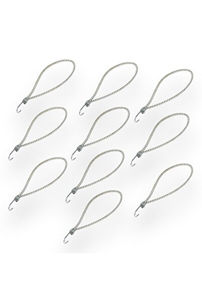 Branda Marketim Metal Kancalı Çadır Branda Gergi Lastiği-10 Adet