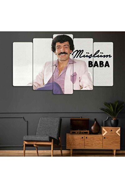 EVLOYA Müslüm Baba, Müslüm Gürses - 5 Parçalı Tablo