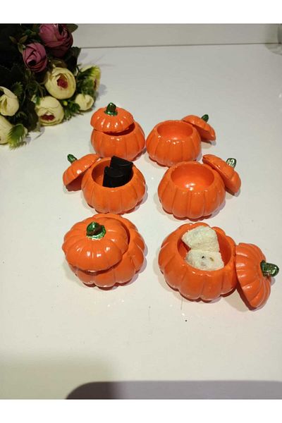 Blue Avm 6-Piece Pumpkin Motif Presentation and Turkish Delight Holder