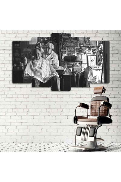 EVLOYA Barber Shop - 5 Parçalı Tablo