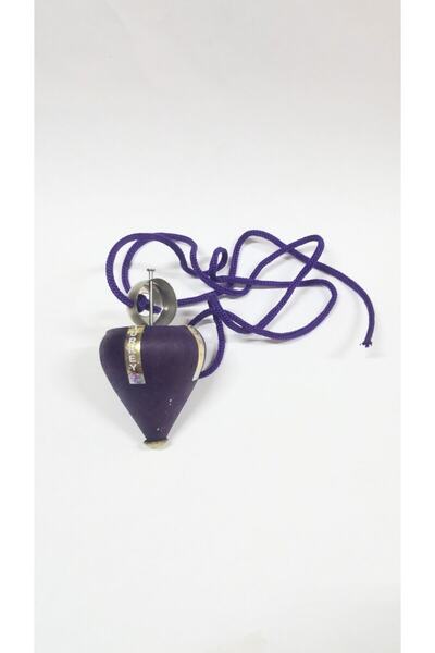 Orhun Kırtasiye Tahta Topaç Ipli Oyuncak Ahşap Oyuncak Mor