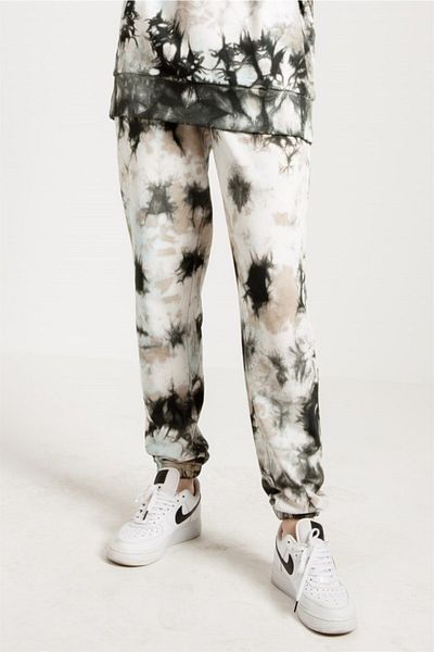 JAHR MARC Γκρι Tie Dye Washed Oversize Jogger