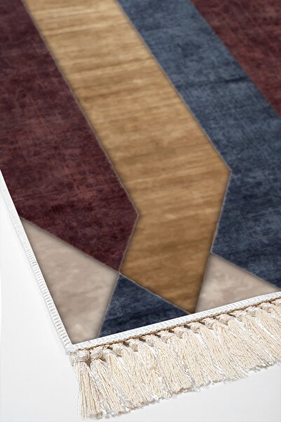 Alanur Home Eco Trend Djt Washable Non-Slip Base 3-Piece Bedroom Set S6506 Modern Colorful