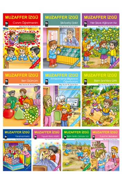 Bilgi Yayınevi İlk Okuma Dizisi (10 Kitap Takım) / Muzaffer İzgü / Bilgi Yayı...
